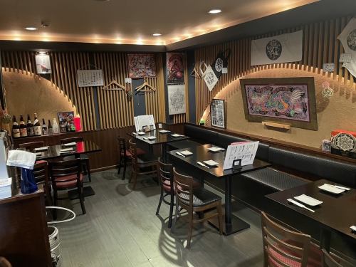 Have a blissful time at a Japanese-style izakaya that you can enjoy with your eyes♪