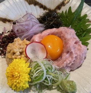 マグロタタキ納豆