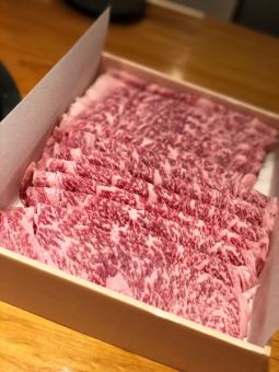 【北新地特選コース】接待に！極上肉おみや付全15品14,850円◆2H(LO90分)飲み放題付16,500円