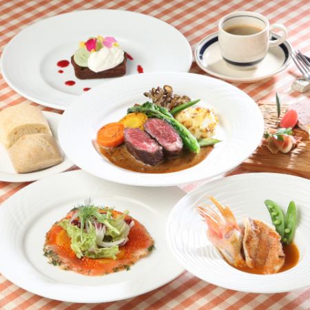 Dinner course 6,600 yen (tax included)