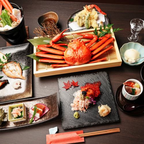 Directly delivered from Sakaiminato! An excellent cost performance course using red snow crab!