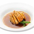 アワビの醤油煮込み/アワビのクリームソース煮込み
