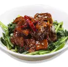 Braised beef short ribs