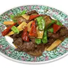 Beef stir-fry with oyster sauce /