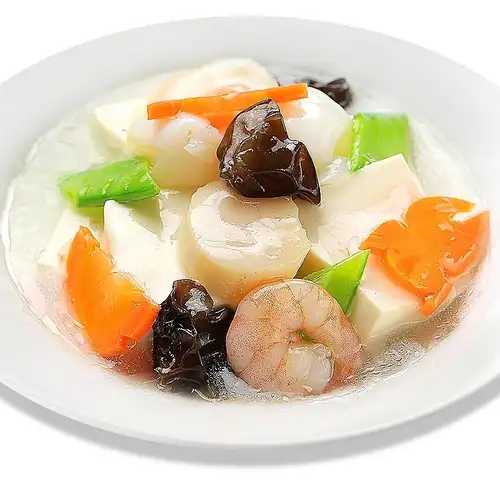 芝海老と豆腐の煮込み
