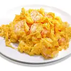 Fluffy stir-fried shrimp and eggs