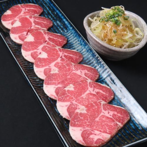 Tongue ribs with salt and green onions