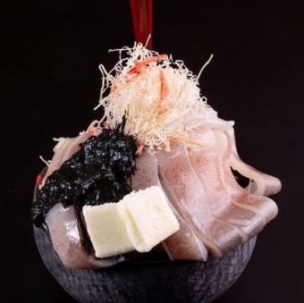 イカ墨もんじゃ