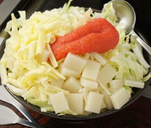 明太子もちチーズもんじゃ