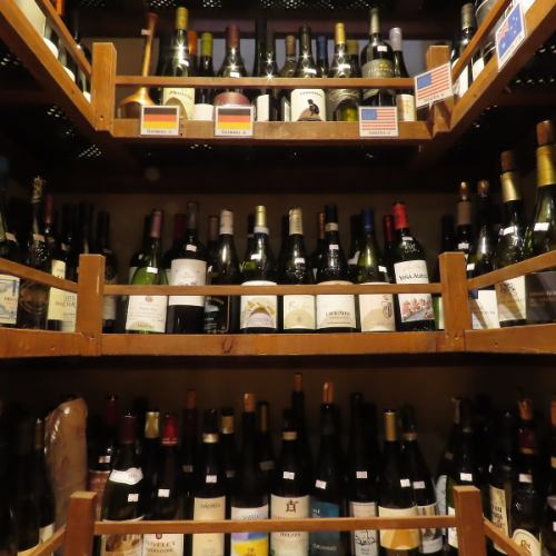 世界各国の銘醸ワインと創作イタリアンの至福な調和