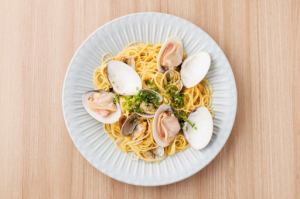 Pasta with Kujukuri clams