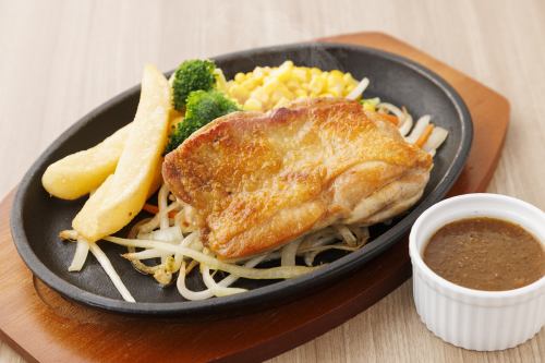 Domestic chicken steak