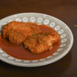 手作りチキンカツ