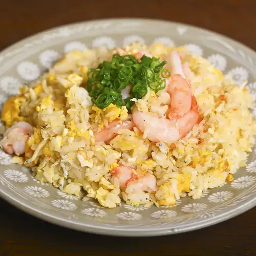 しらすとエビチャーハン