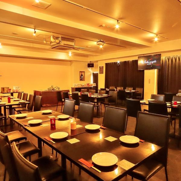 It can be reserved for groups of 30 or more, so you can use it in your own completely private space! Perfect for seasonal events such as company banquets, farewell parties, and private parties, you can enjoy it casually for any occasion!