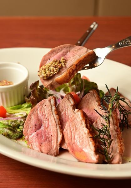 【看板メニュー】鴨のタリアータ