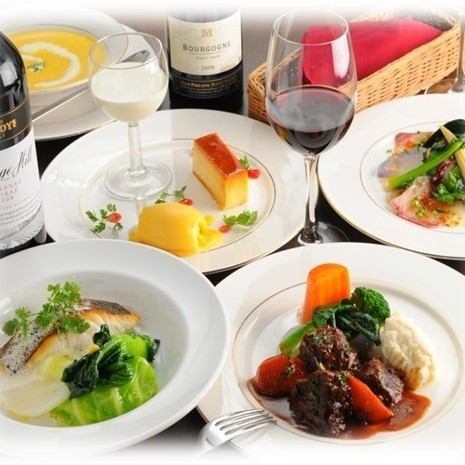 [11:30-15:00 only] Make your lunch a little more luxurious♪ 7-dish French lunch course