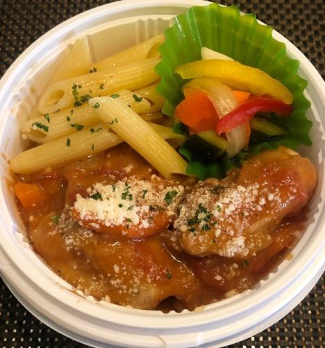 Braised young chicken bento (limited quantity service bento)