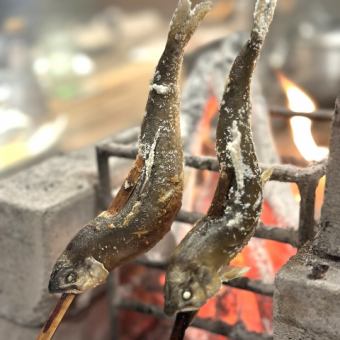 鮎の塩焼き