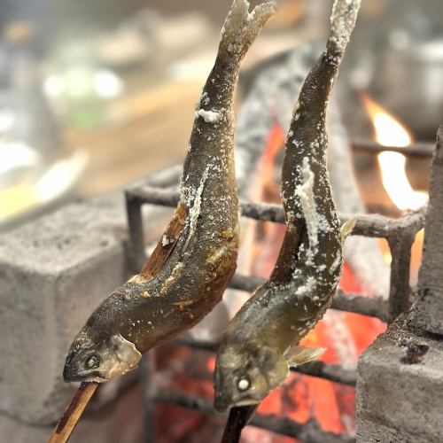 鮎の塩焼き