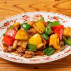 純粋黒豚オイスター炒め