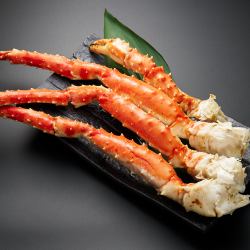 Grilled king crab
