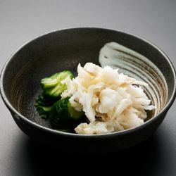 Crab and cucumber oropon