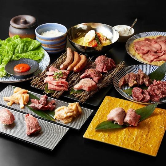 A luxurious full course of Omi beef with two hours of all-you-can-drink, featuring a selection of delicacies for adults.