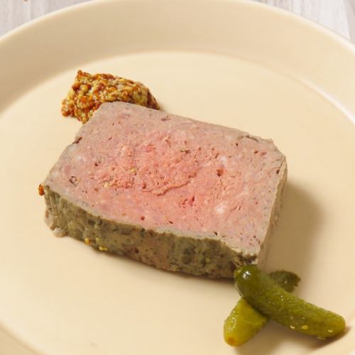 Homemade pate de campagne