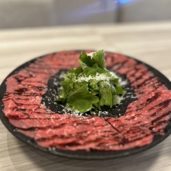 Seared Japanese Black Beef Carpaccio