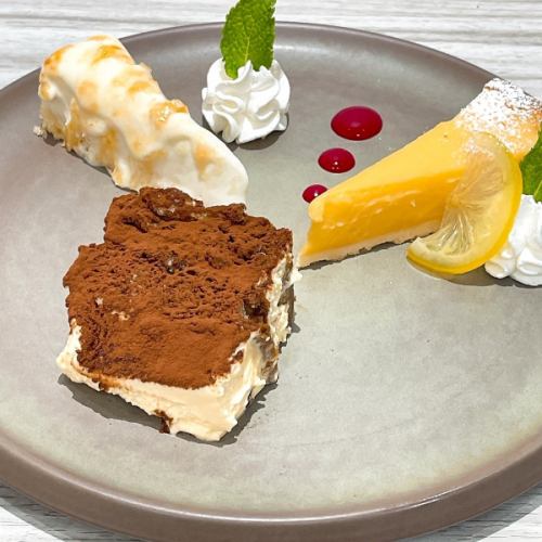 ◆Choose from 3 types of desserts *You can choose 3 of your favorite desserts from the following options.
