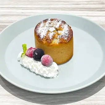 ◆Sweet potato and white chocolate fondant au chocolat