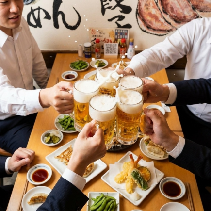 [All-you-can-drink only at your seat!] Available from 500 yen for 30 minutes and 1000 yen for 1 hour!