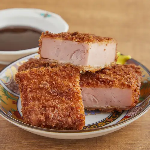 정육점 두꺼운 햄 커틀릿
