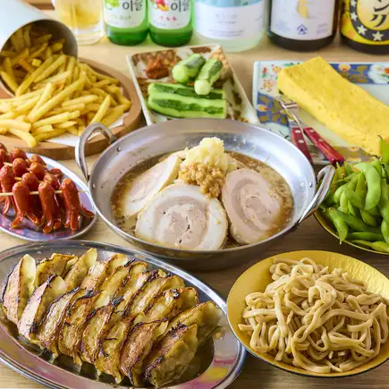 ボリューム満点◎【関取コース】次郎鍋や焼餃子♪満腹間違いなし!!全8品 120分飲放付4500円