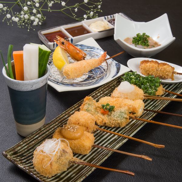 食材のこだわり抜いた当店自慢◎人気の【おまかせコース】食べた本数によって値段は変動します。