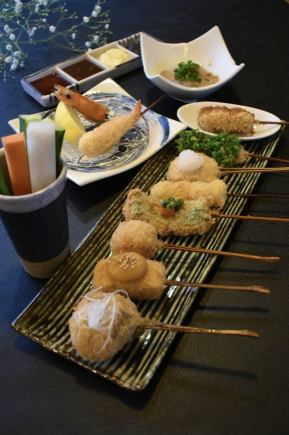 おまかせコース(召し上がった本数で精算致します。コ-スの料金は15本の金額です)