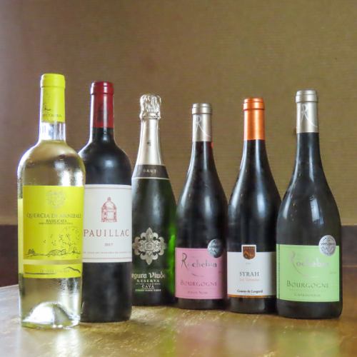 厳選したお酒もご用意しております◇