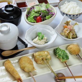 串揚げランチ(雪)