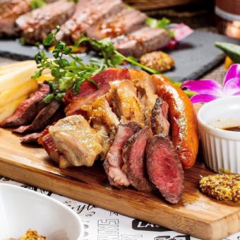 大人気！『チキン＆ポテト食べ放題コース』定番料理含8品 2時間飲み放題付 4490円⇒3490円