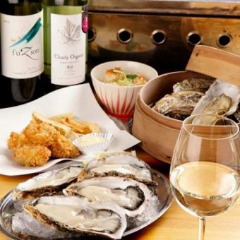 【飲み放題付きでお得！】かき小屋セット5960円⇒5000円♪