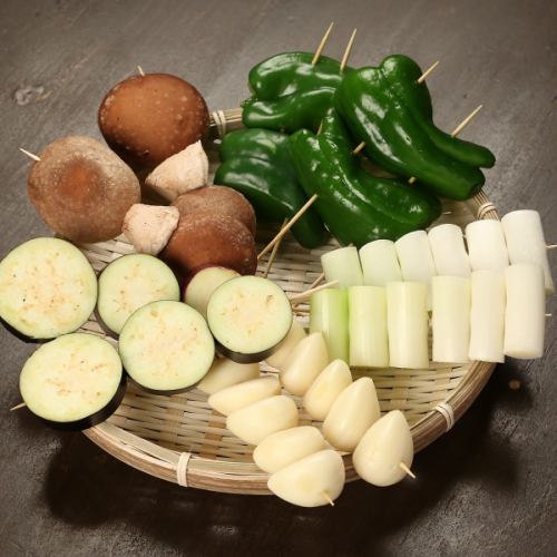 Ginkgo / Shiitake / Shishito / Green onion raft (long onion)