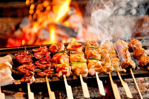 Enjoy the yakitori that you are proud of