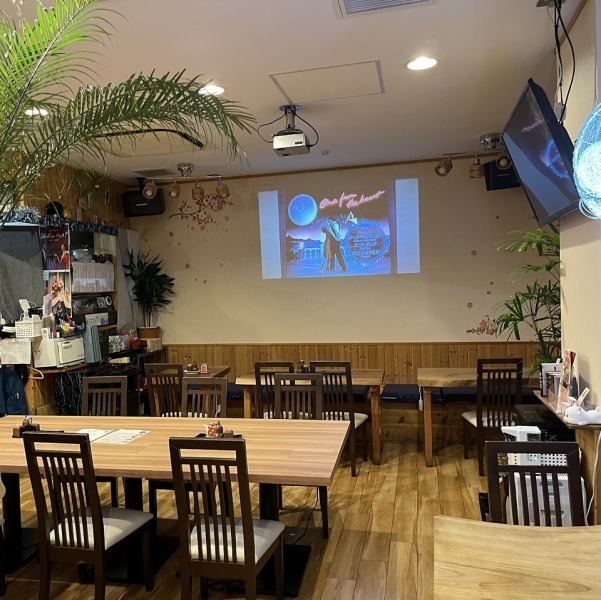 ≪Equipped with a projector≫ You can enjoy your favorite movies and videos ♪ Great for birthday / wedding second party parties! Must-see for customers looking for a projector ★