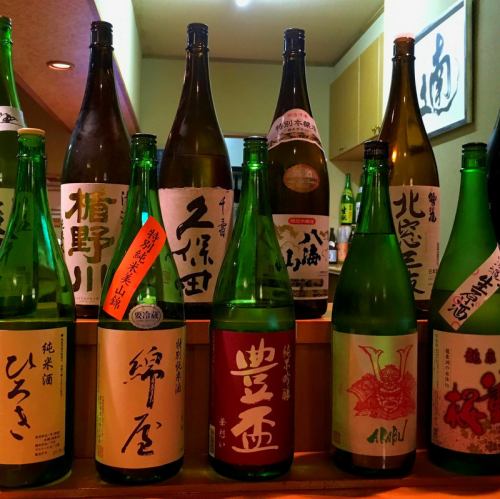 日本酒を豊富にご用意しております！！