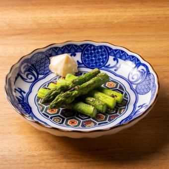 アスパラガス塩焼き
