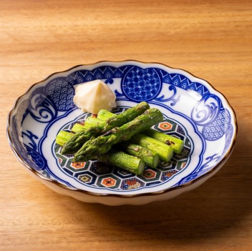 アスパラガス塩焼き