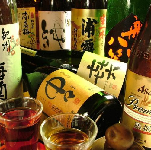«Rich in local sake and authentic shochu»