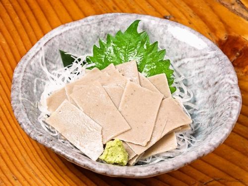 Buckwheat sashimi