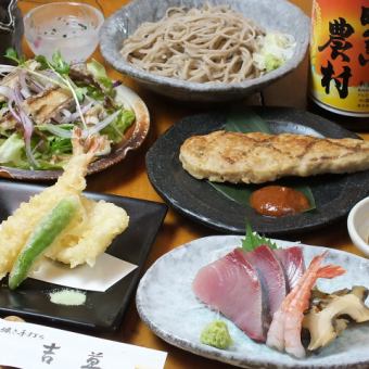 忘年会&新年会　蕎麦コース（飲み放題付き）全10品　6000円⇒5000円　11月25日から